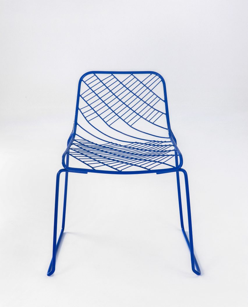 People's Industrial Design Office create wire Mesh Chair