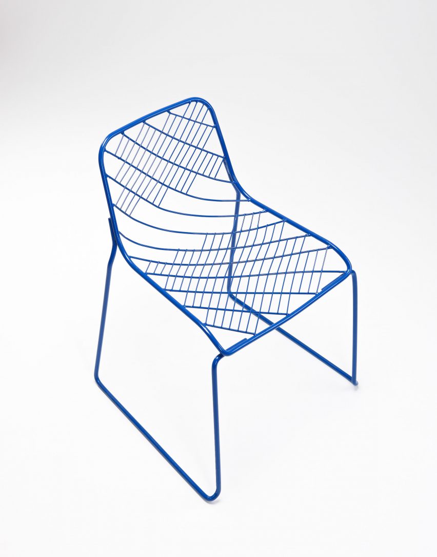 People's Industrial Design Office create wire Mesh Chair