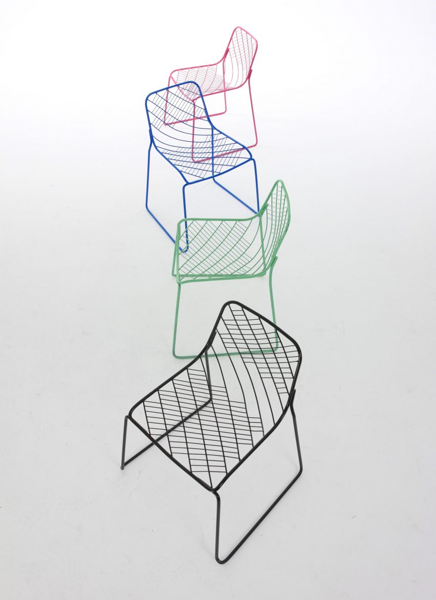 People's Industrial Design Office create wire Mesh Chair