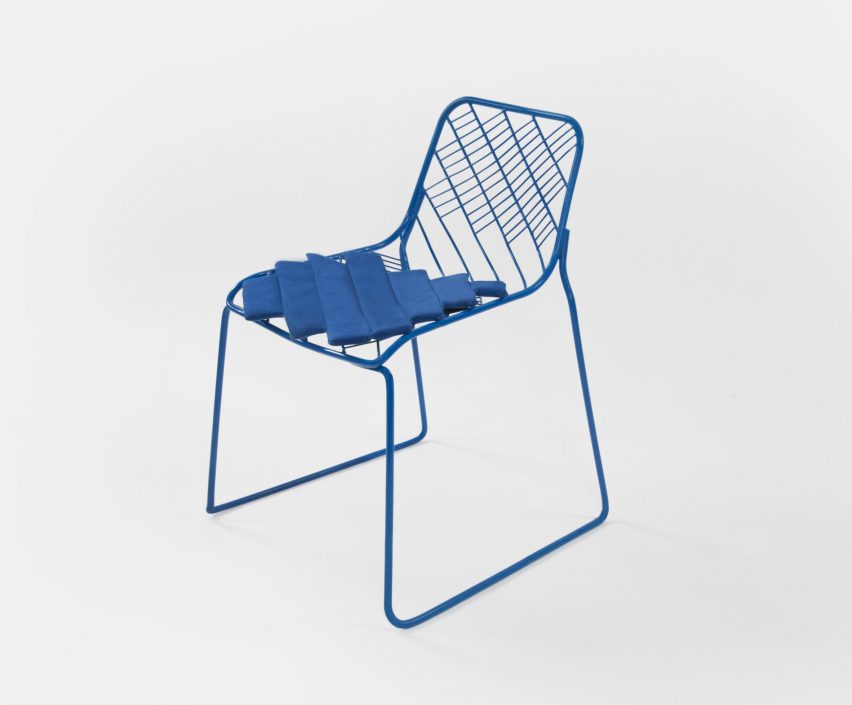 People's Industrial Design Office create wire Mesh Chair