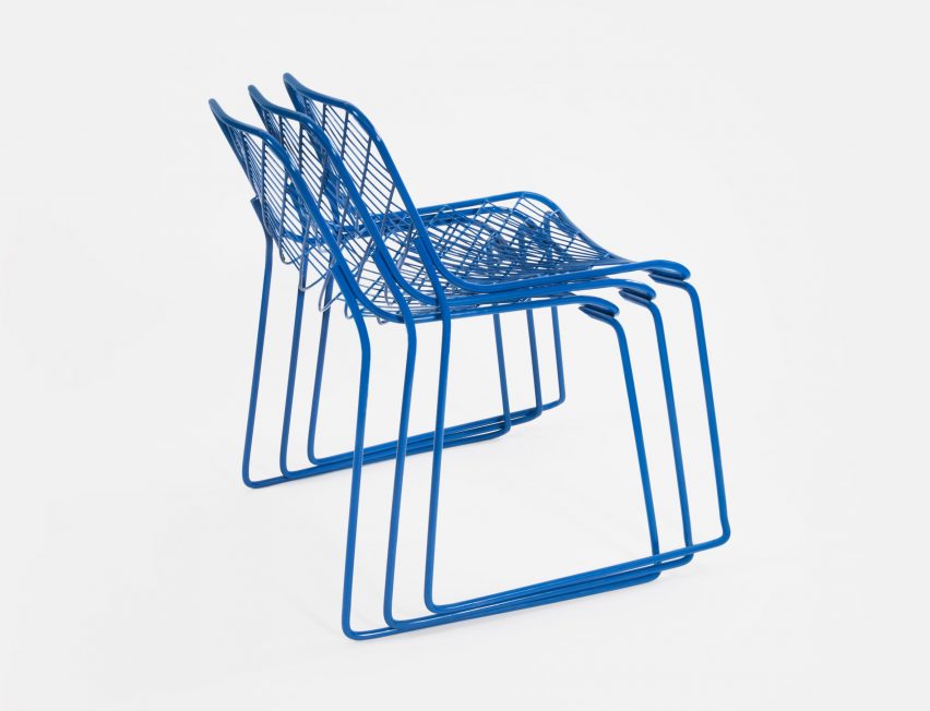 People's Industrial Design Office create wire Mesh Chair