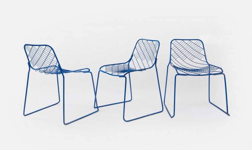 People's Industrial Design Office create wire Mesh Chair
