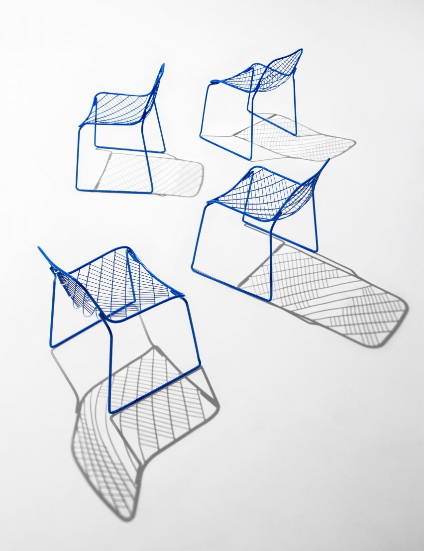 People's Industrial Design Office create wire Mesh Chair