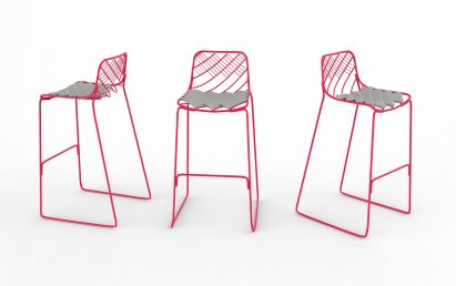 People's Industrial Design Office create wire Mesh Chair
