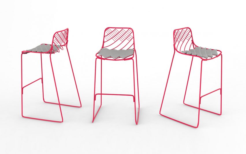 People's Industrial Design Office create wire Mesh Chair