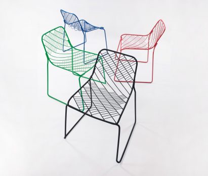 People's Industrial Design Office create wire Mesh Chair