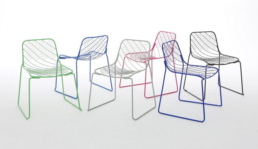 People's Industrial Design Office create wire Mesh Chair