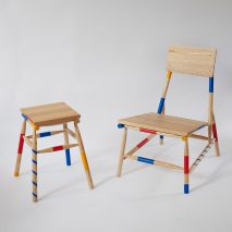Rio Kobayashi bases colourful furniture on traditional game Mikado