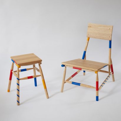 Rio Kobayashi bases colourful furniture on traditional game Mikado