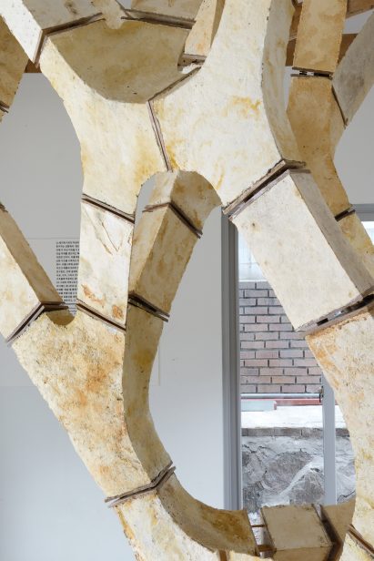 Engineers Dirk Hebel and Philippe Block use fungi to build self-supporting structures