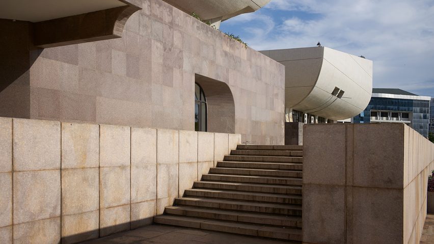 National Theatre of Ghana, Accra photographed by Julien Lanoo