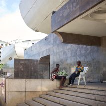National Theatre of Ghana, Accra photographed by Julien Lanoo