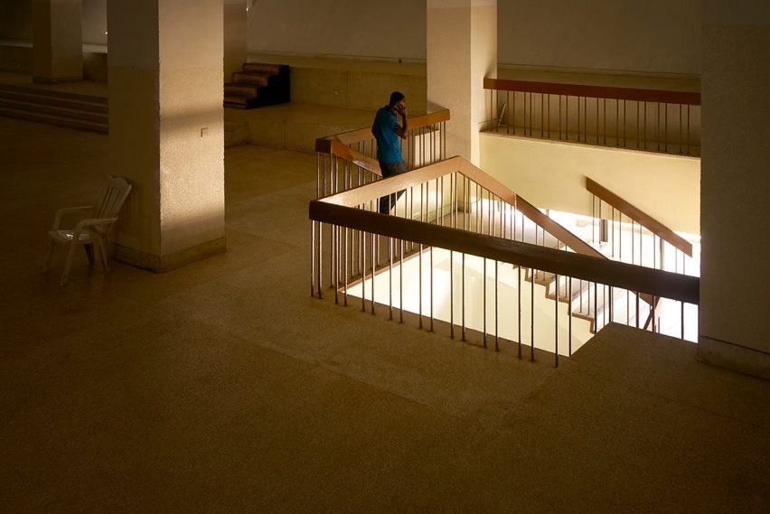 National Theatre of Ghana, Accra photographed by Julien Lanoo