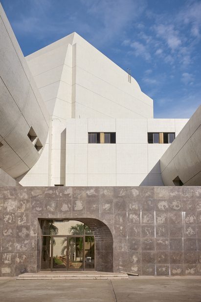 National Theatre of Ghana, Accra photographed by Julien Lanoo