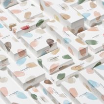 Nendo creates minimal, painterly branding for cosmetics brand Naturaglacé