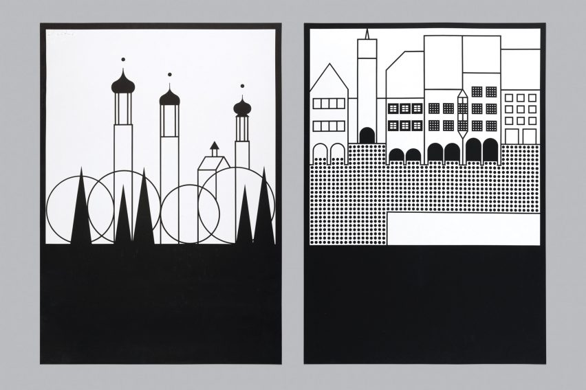 Otl Aicher's graphics poster project for Isny