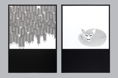 Otl Aicher's graphics poster project for Isny