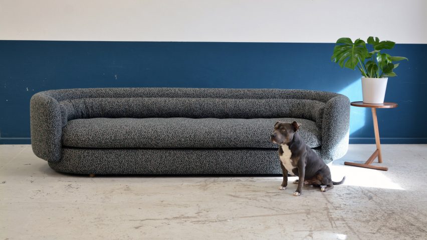 Philippe Malounin sofa for SCP at London Design Festival 2017.