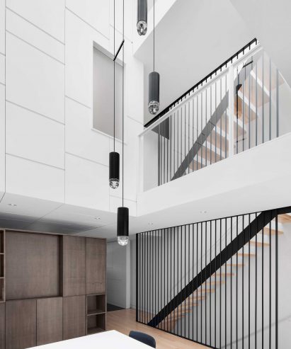 Dezeen Pinterest roundups: Double height interiors