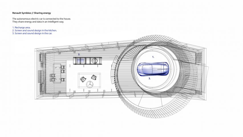 Renault showcases its new concept car Symbioz at 2017 Frankfurt Motor Show