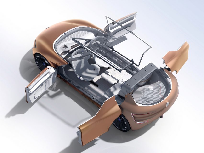 Renault showcases its new concept car Symbioz at 2017 Frankfurt Motor Show