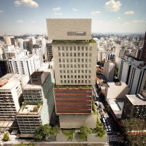 Isay Weinfeld reveals irregularly stacked tower block for São Paulo