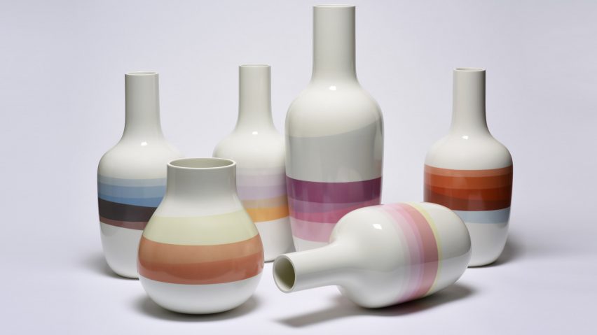 Scholten & Baijings reinterprets century-old artworks for collection of vases and plates