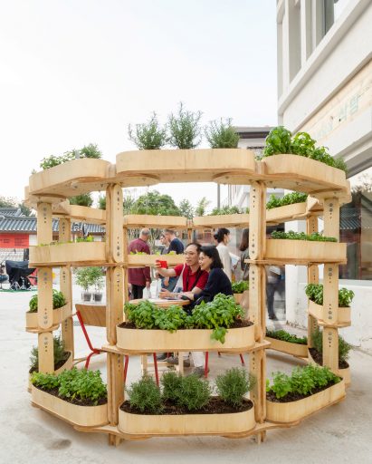 Husum and Lindholm Architects Growmore installation at Seoul Biennale.