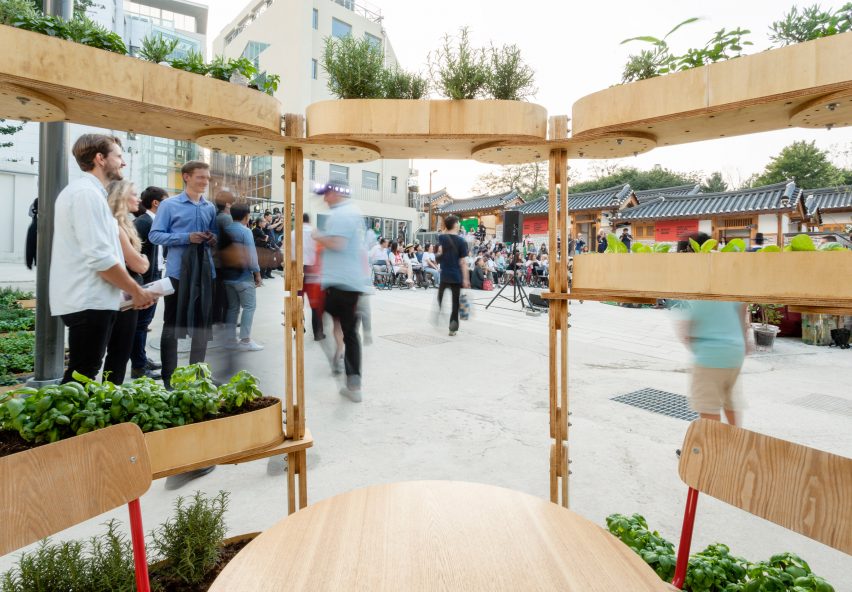 Husum and Lindholm Architects Growmore installation at Seoul Biennale.