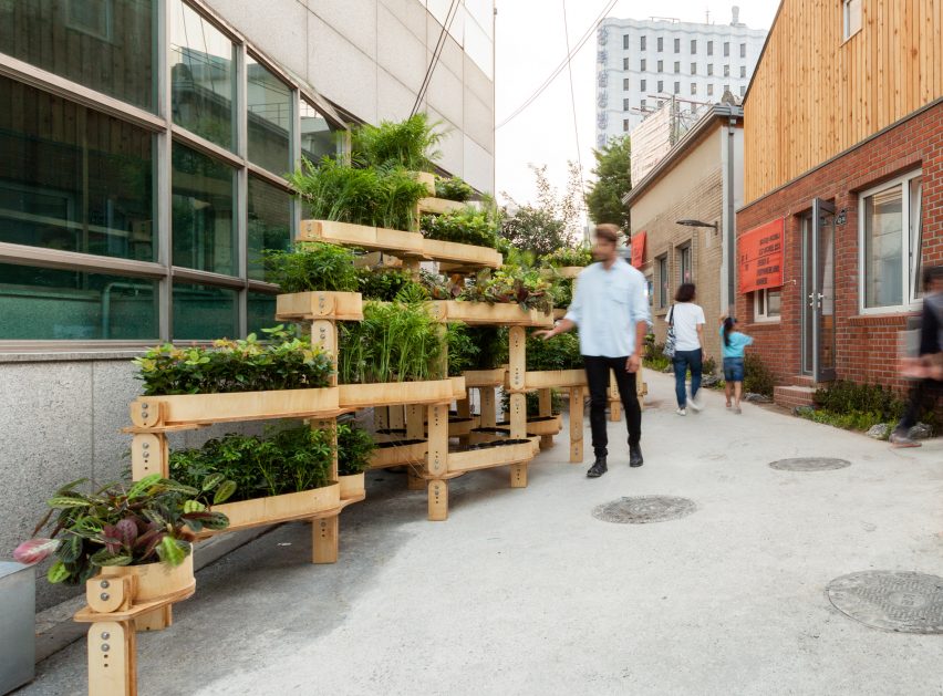 Husum and Lindholm Architects Growmore installation at Seoul Biennale.