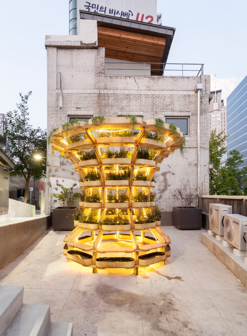 Husum and Lindholm Architects Growmore installation at Seoul Biennale.
