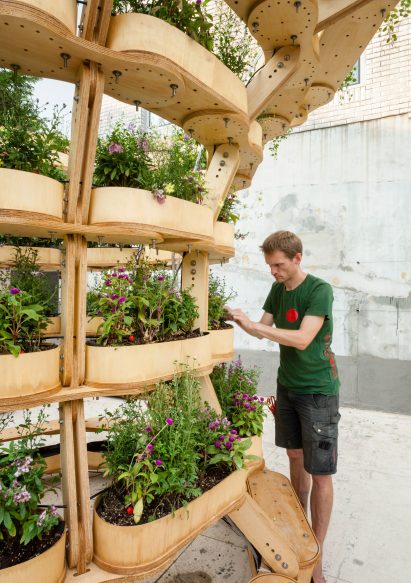 Husum and Lindholm Architects Growmore installation at Seoul Biennale.