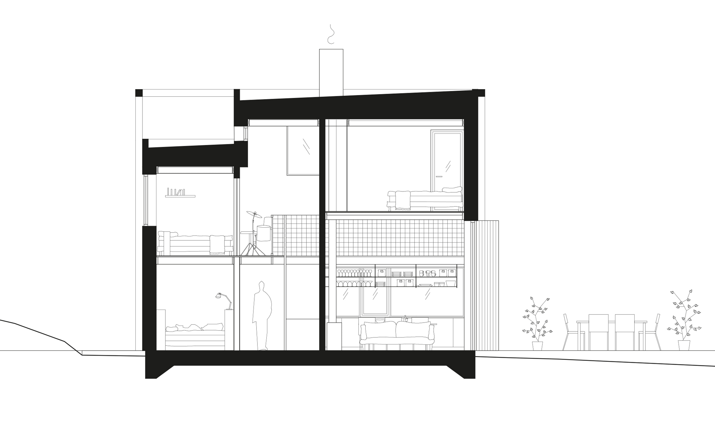 Späckhuggaren, 'House for a Drummer' by Bornstein Lyckefors Architects