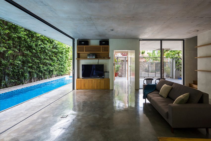 Stacked planters house by Vo Trong Nghia architects.