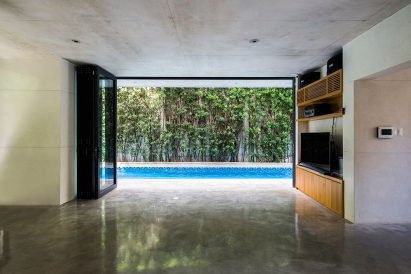 Stacked planters house by Vo Trong Nghia architects.