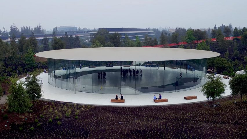Steve Jobs Theater at Apple Park by Foster + Partners