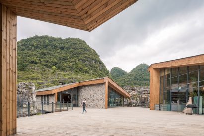 Tourist Center of Anlong Limestone Resort by 3andwich Design and He Wei Studio