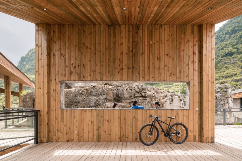 Tourist Center of Anlong Limestone Resort by 3andwich Design and He Wei Studio