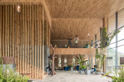 Tourist Center of Anlong Limestone Resort by 3andwich Design and He Wei Studio