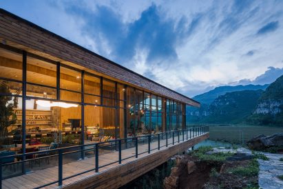 Tourist Center of Anlong Limestone Resort by 3andwich Design and He Wei Studio
