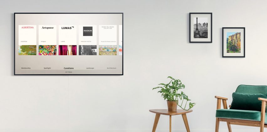 The Frame television by Samsung