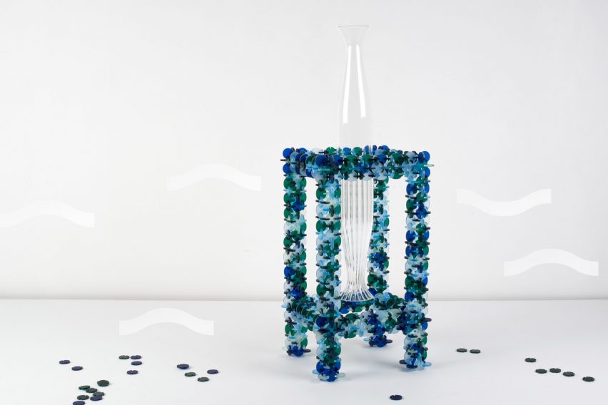 London designers Unit Lab, Dean Brown and Kirsi Enkovaara hold water-themed exhibition in Peckham, London