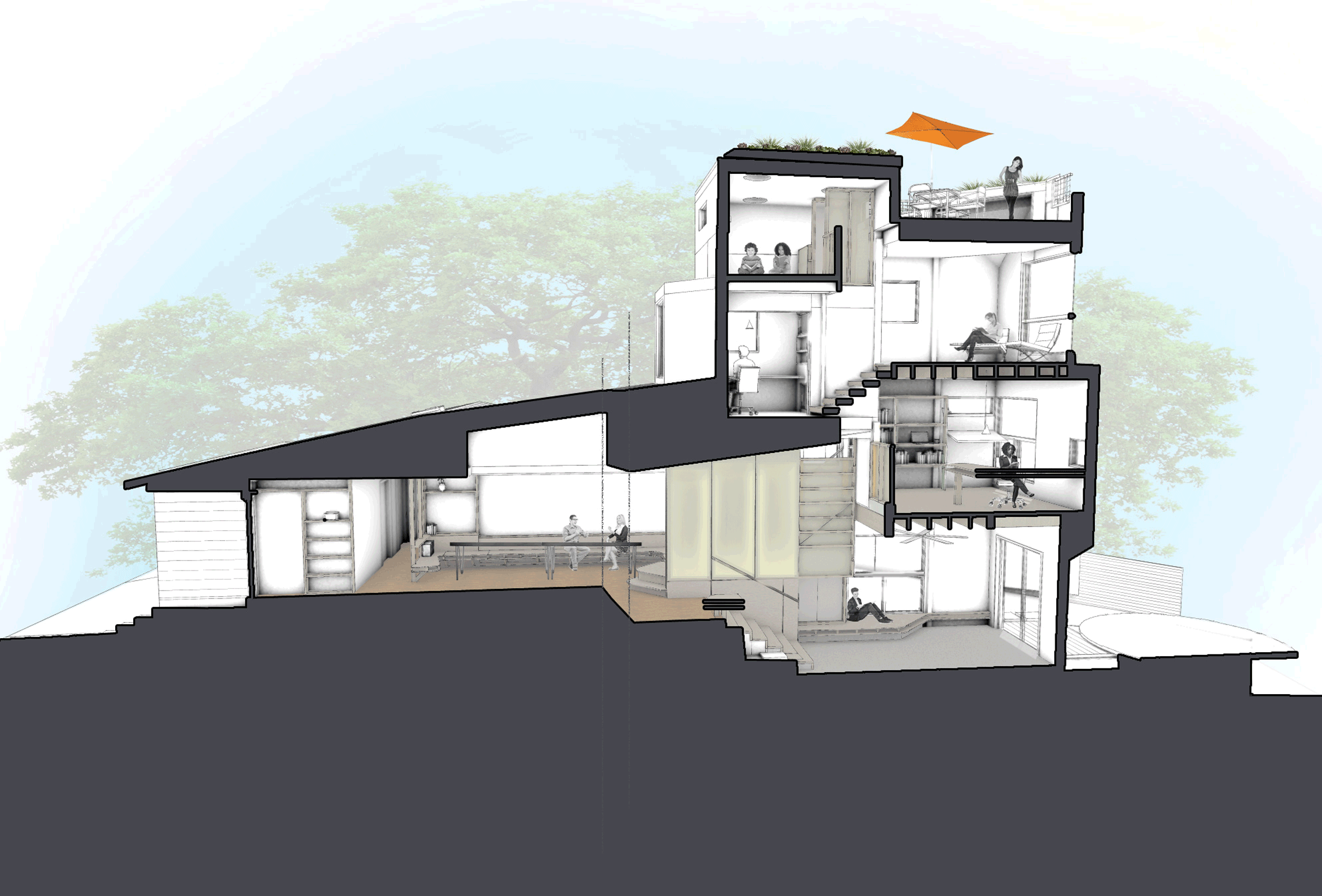 Westrock Drive House by Tom Hurt
