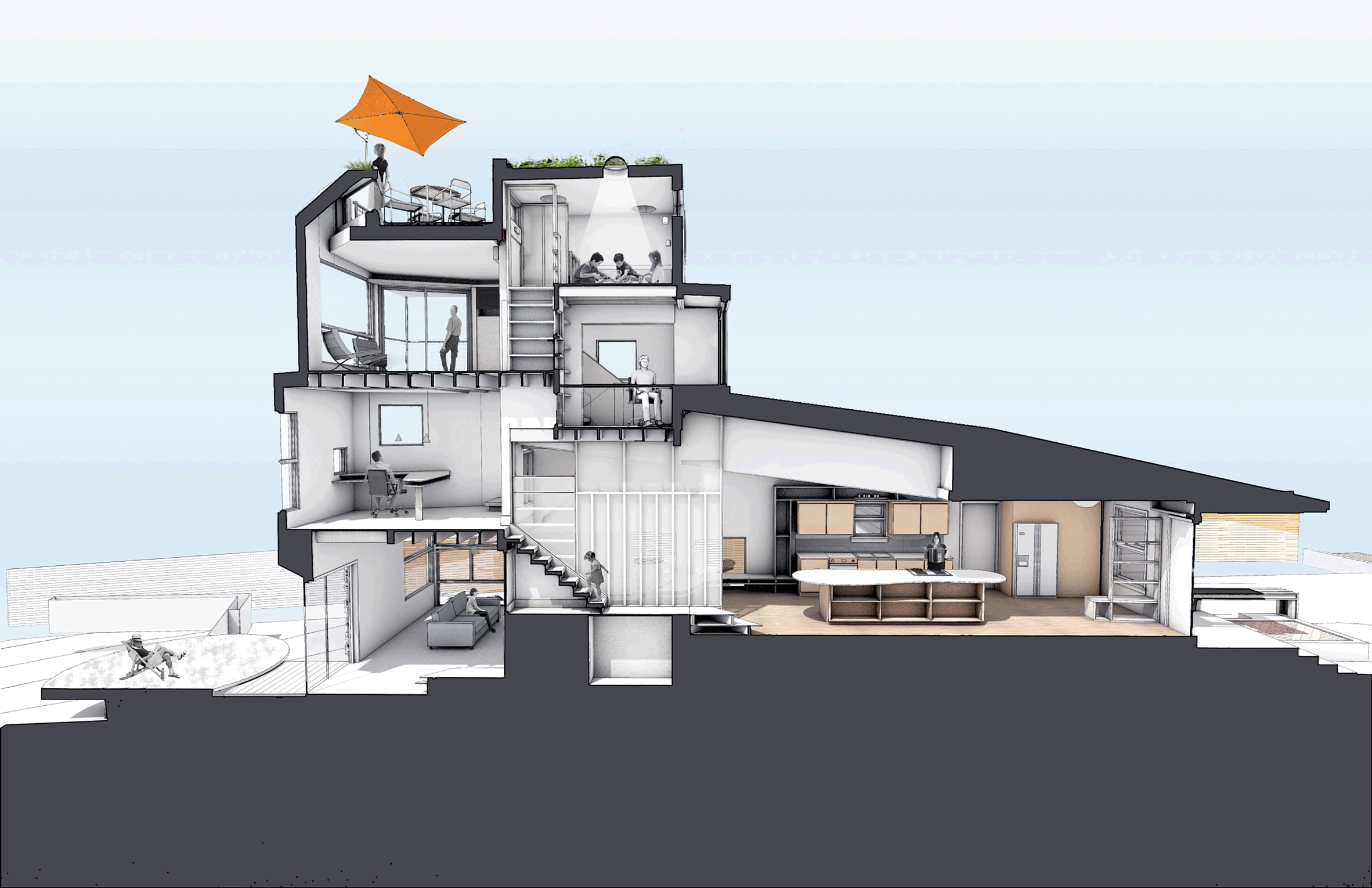 Westrock Drive House by Tom Hurt