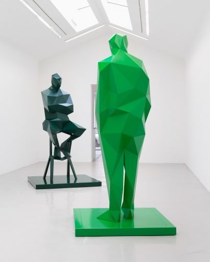 Renzo Piano and Richard Rogers by Xavier Veilhan