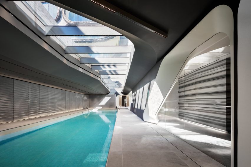 520 W 28th Amenities by Zaha Hadid Architects