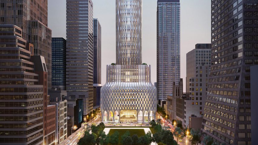 666 Fifth Avenue skyscraper proposal by Zaha Hadid Architects