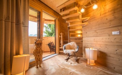 Pinecone treehouse by Architetto Claudio Beltrame and Domus Gaia