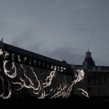 Zaha Hadid Architects showcases its digital projection skills with light show in Karlsruhe
