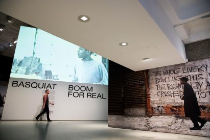 Basquiat: Boom for the real exhibition at the Barbican in London.